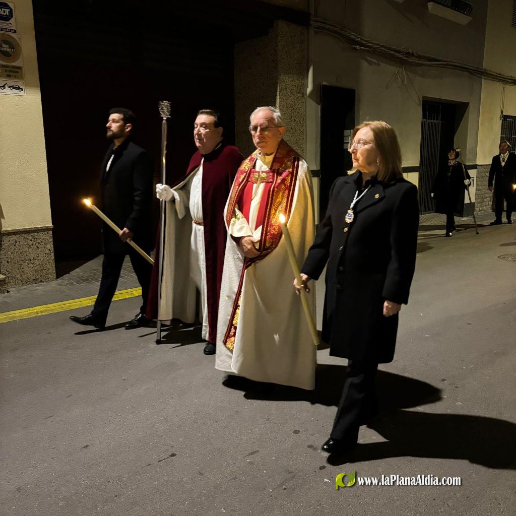 El pas de l'Ecce Homo desfila pels carrers de Borriana
