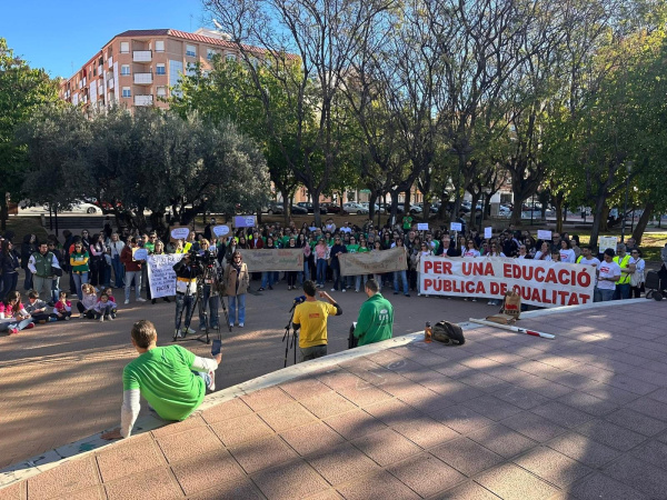 Comarcas del Norte se une a la huelga educativa y convoca a la movilizaci�n para defender la escuela p�blica