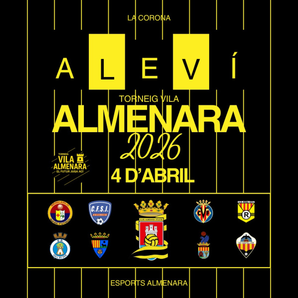 M�s de 350 j�venes participan en el Torneo Vila d'Almenara en Almenara, con tres categor�as