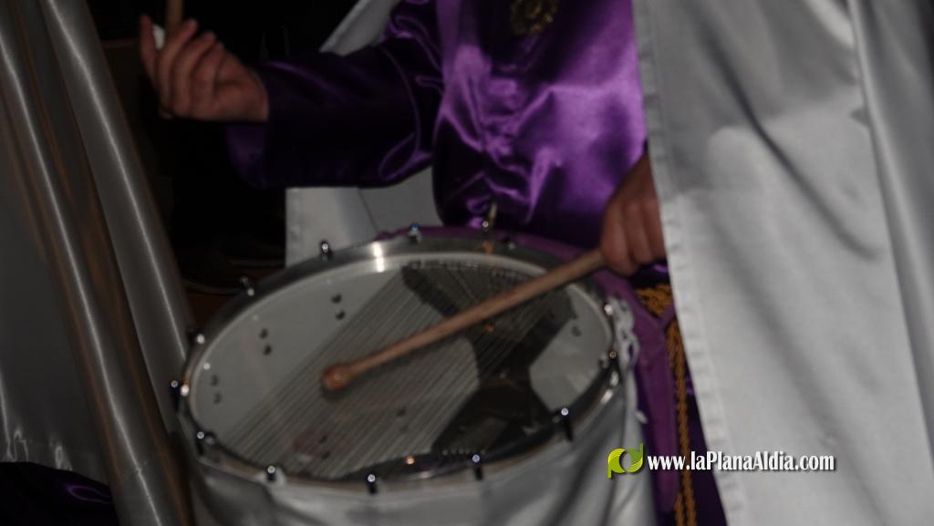 La Verge dels Dolors recorre Borriana en una solemne process? nocturna de Dimecres Sant