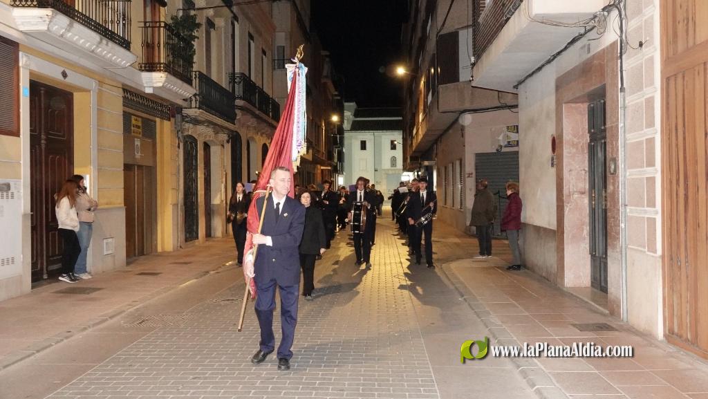 La Verge dels Dolors recorre Borriana en una solemne process? nocturna de Dimecres Sant
