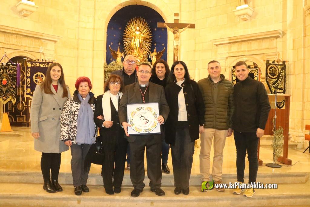 Reconocimientos al Pregonero y la autora del cartel de Semana Santa de Alcora