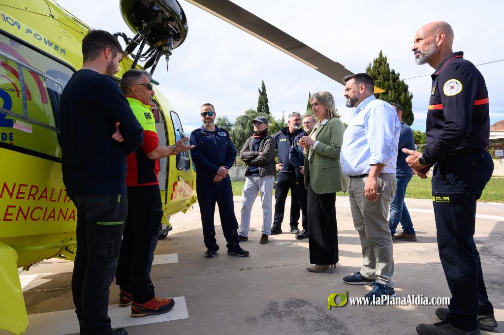 El Consorcio Provincial de Bomberos mejora el tiempo de respuesta durante Semana Santa con el helic�ptero de rescate