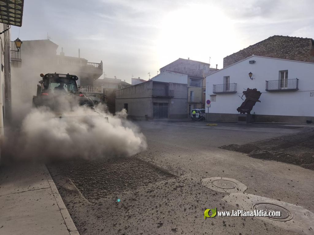 T�rig inicia obras para transformar el centro urbano con una inversi�n de 500.000 euros
