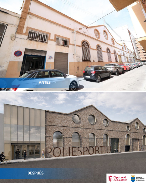 La Diputaci�n de Castell�n invertir� 700.000 euros en la reforma integral del polideportivo de Sant Blai en Burriana