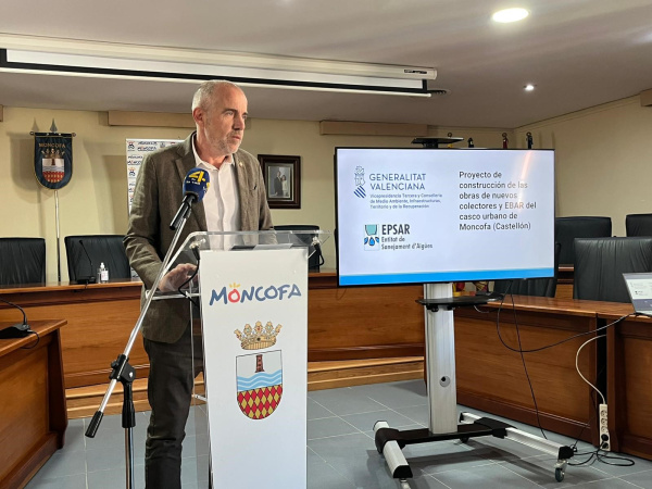 La Generalitat financia en Moncofa un nuevo bombeo de aguas residuales con una inversión de 2,7 millones de euros
