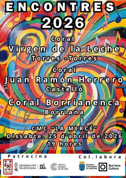 La Coral Borrianenca presenta el Concierto de Primavera con el Encuentro Coral y corales invitadas, homenaje a las v�ctimas de la dana de 2024