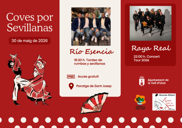 La Vall d'Uix� acoge la tercera edici�n de Coves por Sevillanas con Raya Real y entrada gratuita