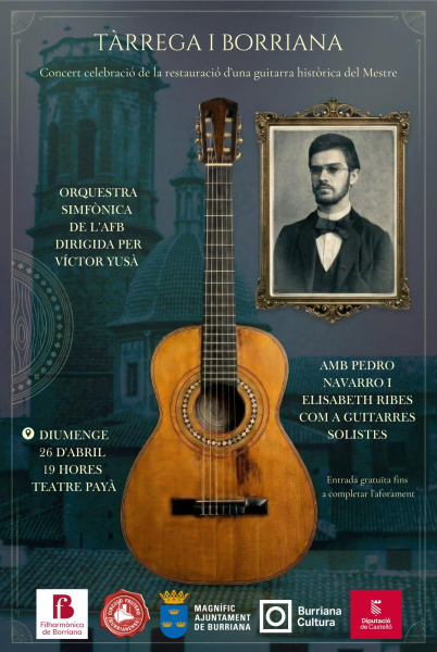 la-guitarra-de-francesc-tarrega-regresa-a-borriana-tras-su-restauracion