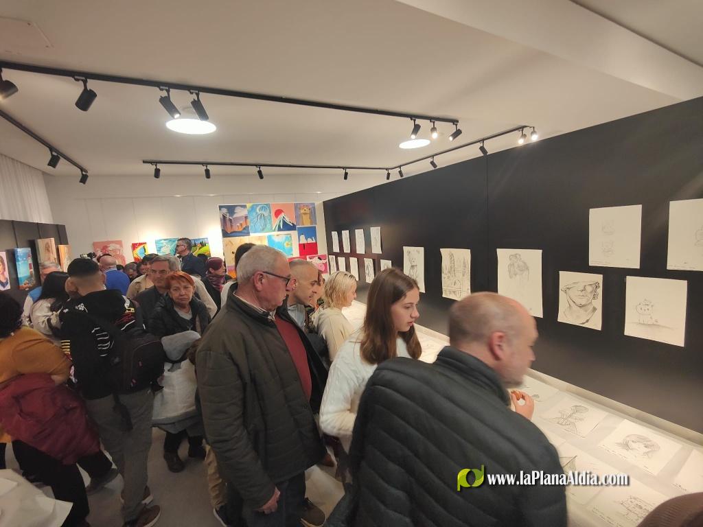 Gran ?xito de la 22 Mostra de Pintors Aficionats Alcorins de Belles Arts l'Alcora