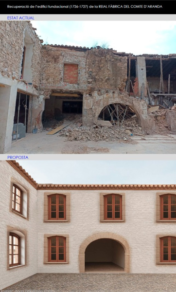 Cinco empresas optan a ejecutar la recuperaci�n del edificio fundacional de la Real F�brica de l'Alcora