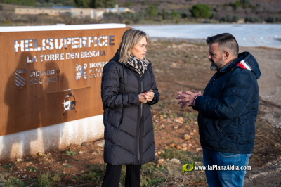 La Diputaci�n de Castell�n refuerza la seguridad ante emergencias con la construcci�n de una nueva helisuperficie en Gaibiel