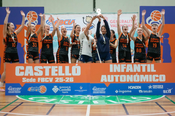 Valencia Basket y Fundaci�n Valencia B�squet, campeones del Infantil IR Auton�mico 2025-2026