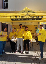 Almenara tanca amb �xit la campanya 'El Repte del Reciclatge' despr�s de dues jornades de conscienciaci� ciutadana