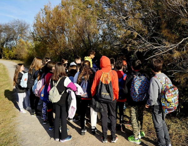 Burriana transforma sus espacios verdes en aulas al aire libre para 450 escolares