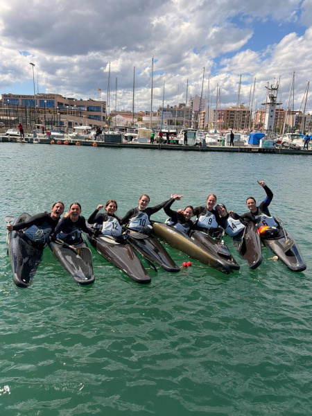 El Club Kayak Polo Burriana consolida su liderato en la Primera División Nacional femenina