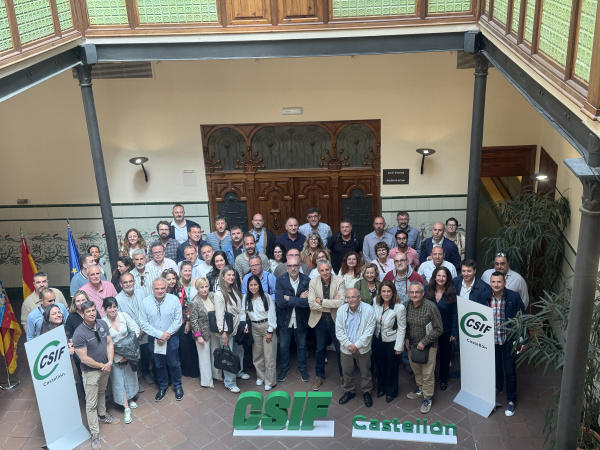 CSIF exige refuerzos y rechaza la Oferta de Empleo Público durante jornada sindical en Castellón