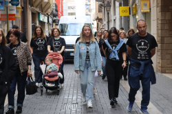 Vila-real conmemora el Dia Mundial de la Fibromi�lgia; la pluja susp�n la marxa i la dirigeix a la seu d'Afervil