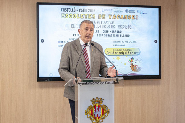 Castellón refuerza la conciliación familiar durante el verano con 228 plazas en las Escoletes de Vacances