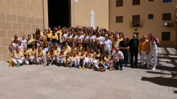 Bordegassos de Vilanova i la Geltr� visiten Vila-real en un acte de fraternitat entre ciutats germanes