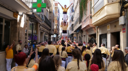 Bordegassos de Vilanova i la Geltr� visiten Vila-real en un acte de fraternitat entre ciutats germanes