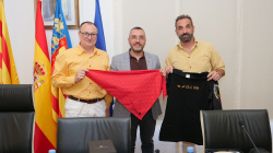 Bordegassos de Vilanova i la Geltr� visiten Vila-real en un acte de fraternitat entre ciutats germanes