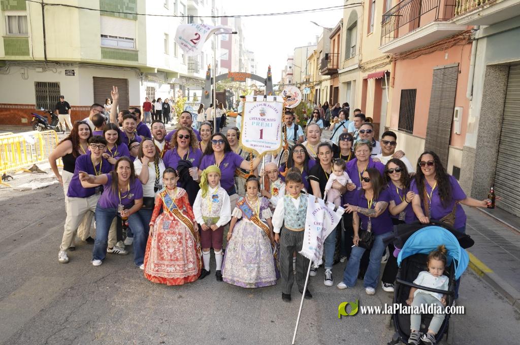 L'Escorredor, la Bosca i Barri Val?ncia es reparteixen els tres primers premis de les Creus de Maig de Borriana 2026