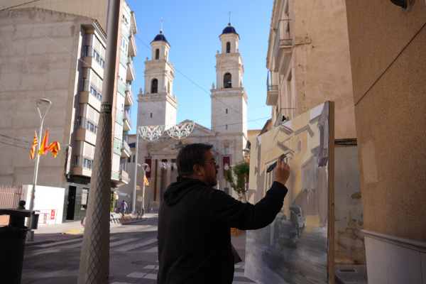 L'art envaeix Vila-real: 29 pintors protagonitzen la desena edició del Concurs de Pintura Ràpida Caixa Rural Vila-real