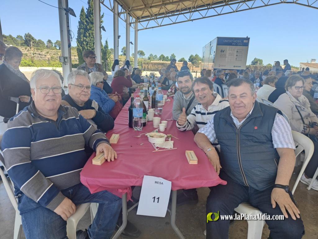 Cerca de mil jubilados en la Paella de San Isidro de Alcora 