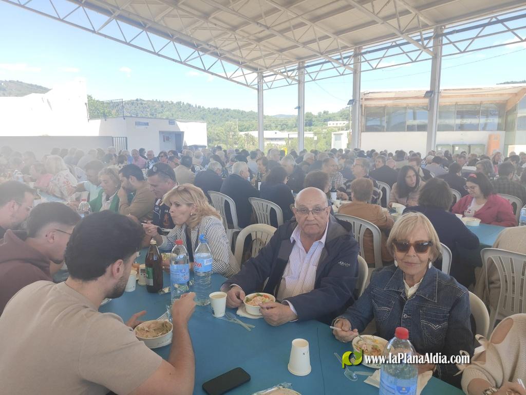 Cerca de mil jubilados en la Paella de San Isidro de Alcora 