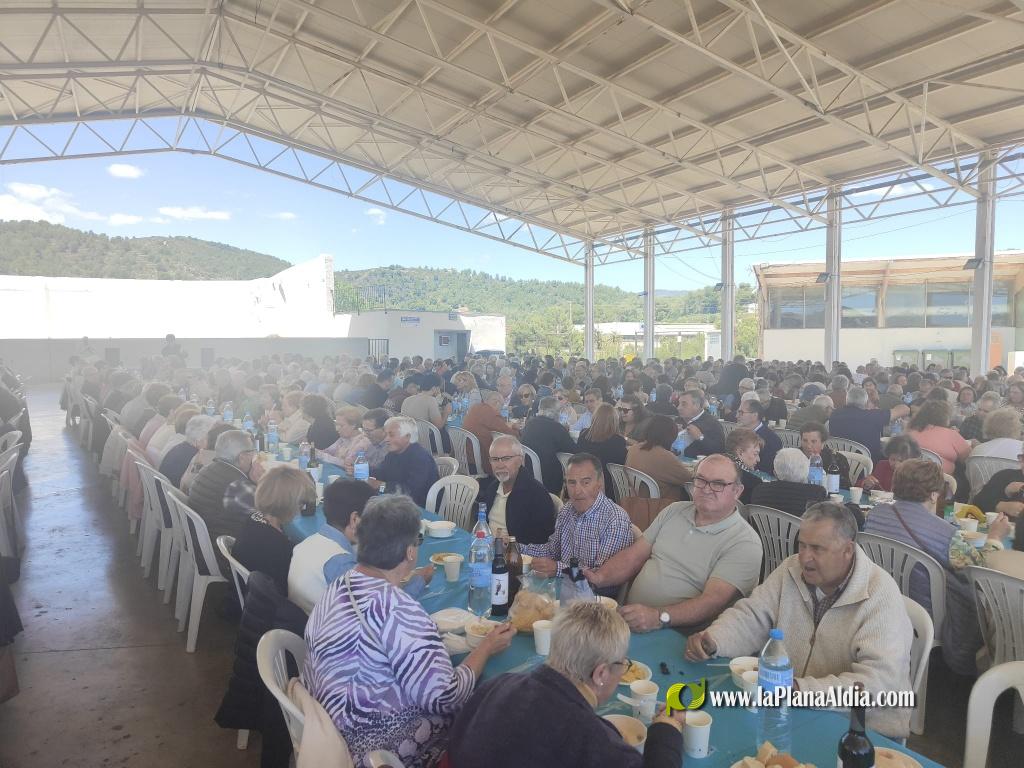 Cerca de mil jubilados en la Paella de San Isidro de Alcora 