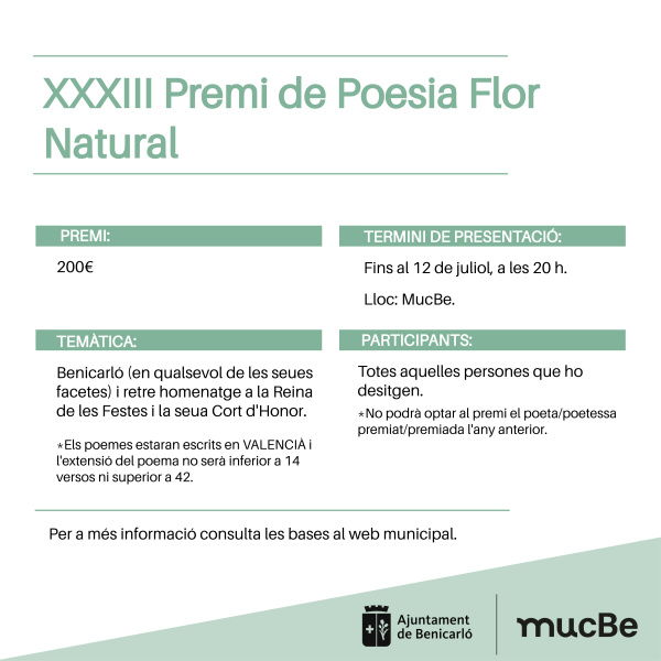 benicarlo-convoca-la-33-a-edicion-del-premio-de-poesia-flor-natural
