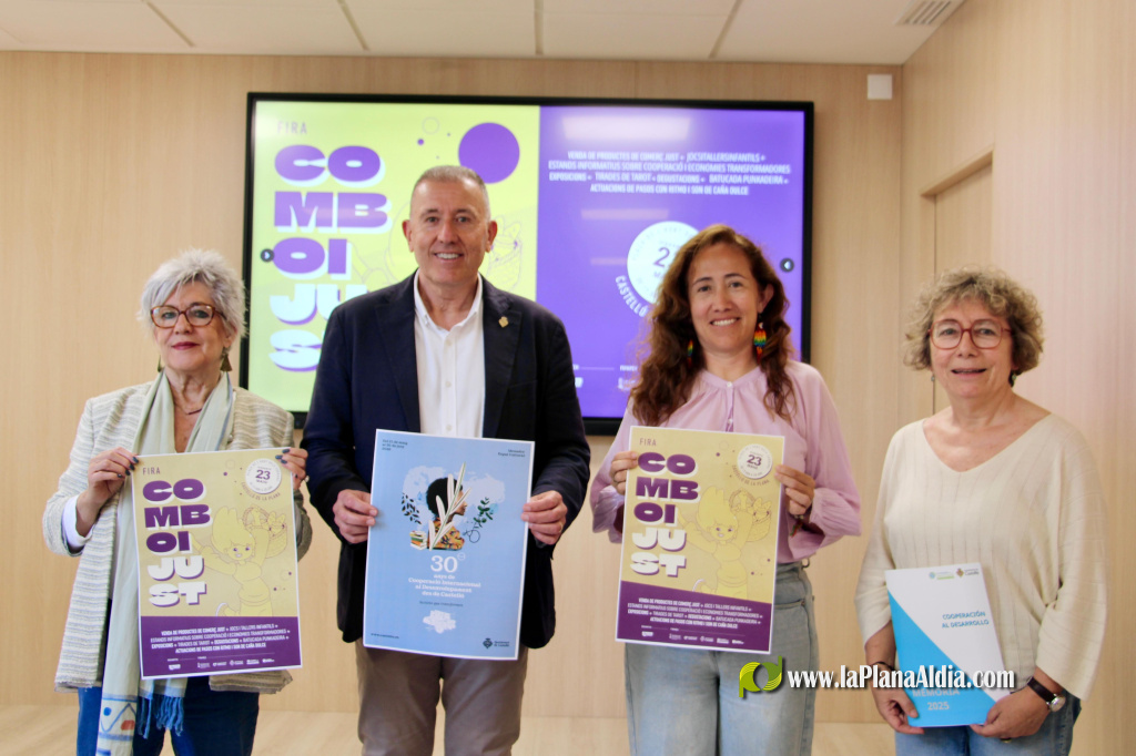 Castellón conmemora 30 años de cooperación al desarrollo con una exposición y la Feria del Comercio Justo