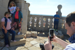 La pujada al campanar de l'esgl�sia arciprestal, en festes patronals, ofereix vistes �niques de la ciutat