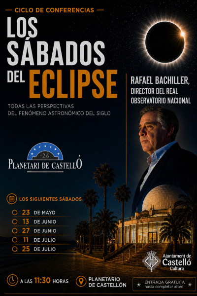 Rafael Bachiller inaugura el ciclo 'Los sábados del eclipse' en el Planetario de Castellón
