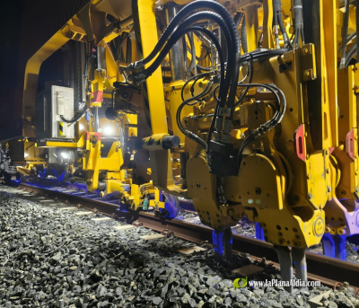 TRAM dAlacant realiza trabajos de mantenimiento de vía en la Línea 9 desde Benidorm hasta Dénia por valor de 400.000 euros