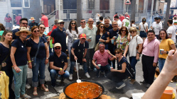 M�s de 1.800 personas participan en el 90.� Concurso de paellas y el 47.� Dinar de paellas en Vila-real