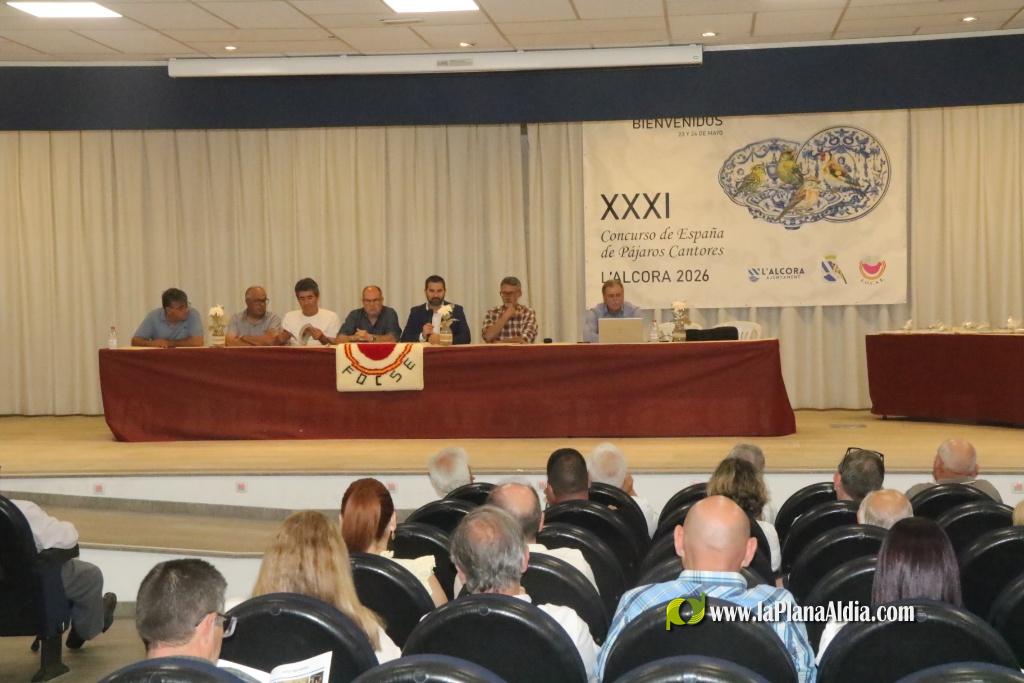Presentado el 31 Campeonato de Espa�a de P�jaros Cantores FOCSE de Alcora
