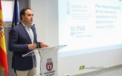 Pérez Llorca resalta que la Comunitat Valenciana lidera la gestión del agua y la planificación de infraestructuras hídricas con más de 10 millones de euros de inversión
