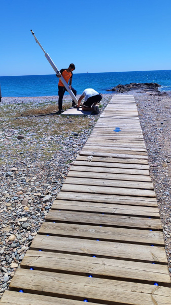 Moncofa condiciona les platges per a l'obertura de la temporada estival