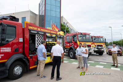 La Diputación de Castellón refuerza la flota de vehículos y el personal del Consorcio Provincial de Bomberos para seguir mejorando la capacidad de respuesta