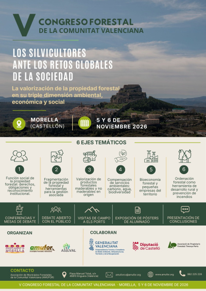 Morella acogerá el V Congreso Forestal de la Comunitat Valenciana