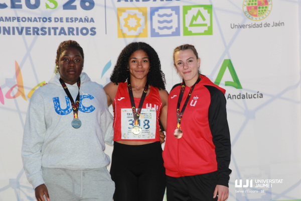 La UJI cierra los CEU 2026 con 17 medallas y se afianza como referente del deporte universitario