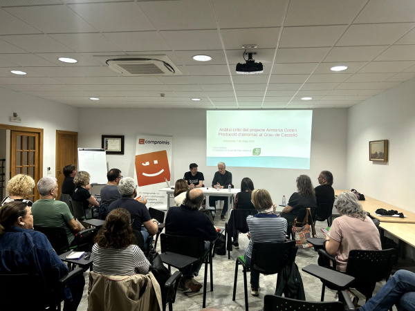 Compromís Almassora reclama la paralización de la tramitación de la planta de amoníaco verde en Serrallo