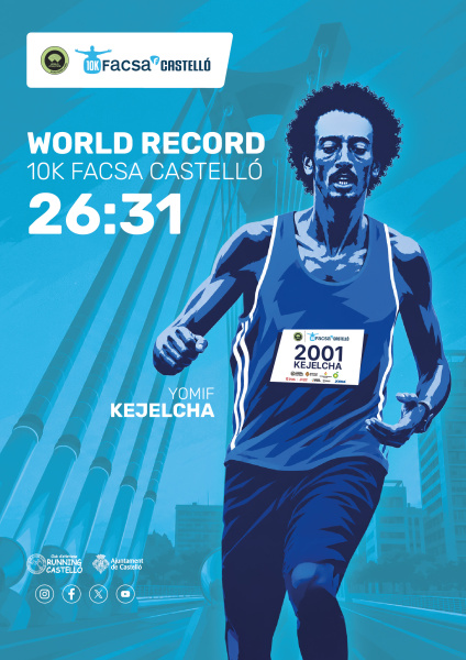 Castellón entra en la historia con el récord mundial de Yomif Kejelcha