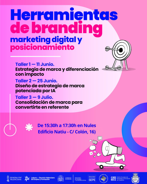 Nules acoge un ciclo formativo sobre branding, marketing digital e inteligencia artificial para impulsar autónomos y pymes
