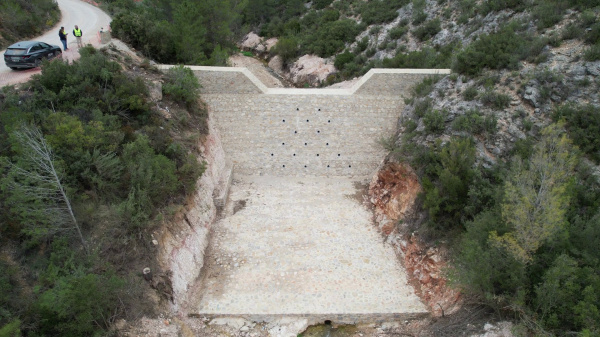 Vielca Ingenieros y Generalitat Valenciana ejecutan obras para proteger la cuenca del embalse de Buseo