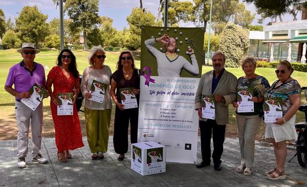 El Ayuntamiento presenta un Campeonato de Golf Benéfico a favor de AFCAS bajo el lema 'Un golpe al dolor invisible'
