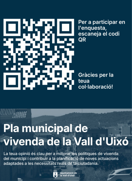 El Ayuntamiento de Vall d'Uixó redacta un plan estratégico municipal para garantizar el acceso a la vivienda