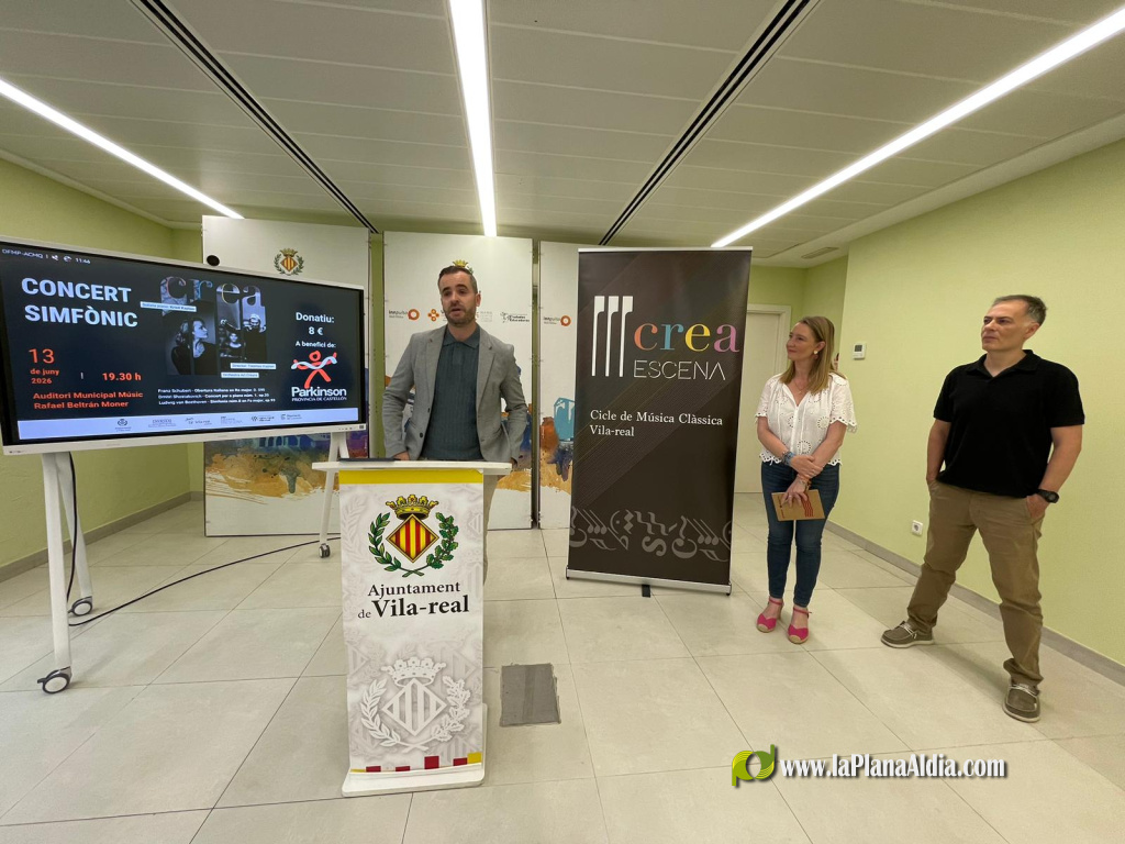 Vila-real inaugura l'octava edici� del Cicle de M�sica Cl�ssica de Crea Escena amb un concert solidari a favor de l'Associaci� Parkinson